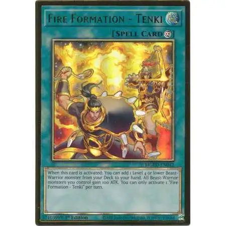 YuGiOh Maximum Gold: El Dorado Premium Gold Rare Fire Formation - Tenki MGED-EN042