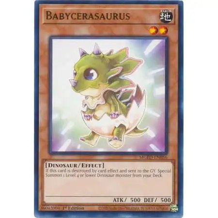 YuGiOh Maximum Gold: El Dorado Rare Babycerasaurus MGED-EN056