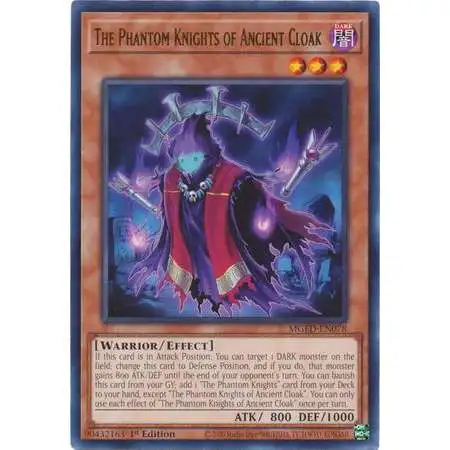 YuGiOh Maximum Gold: El Dorado Rare The Phantom Knights of Ancient Cloak MGED-EN078
