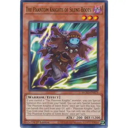 YuGiOh Maximum Gold: El Dorado Rare The Phantom Knights of Silent Boots MGED-EN079
