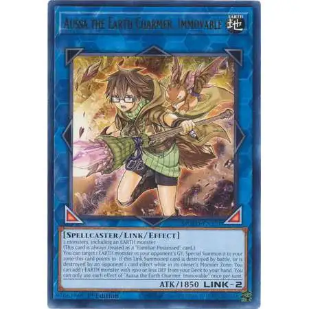 YuGiOh Maximum Gold: El Dorado Rare Aussa the Earth Charmer, Immovable MGED-EN121