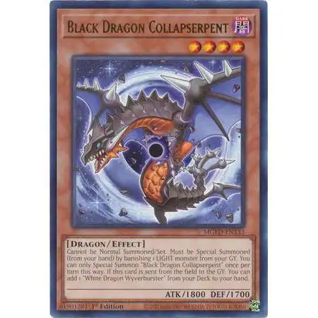 YuGiOh Maximum Gold: El Dorado Rare Black Dragon Collapserpent MGED-EN133