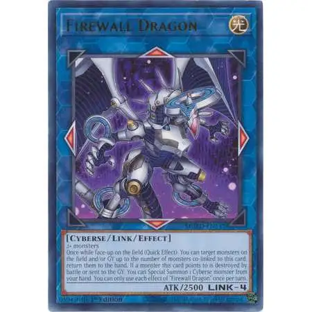 YuGiOh Maximum Gold: El Dorado Rare Firewall Dragon MGED-EN141 [Purple Alternate Art]