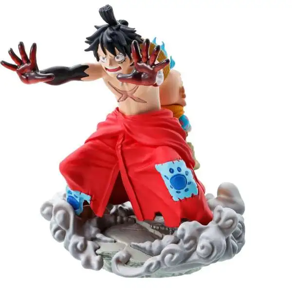 One Piece Logbox Re Birth Petitrama Wanokuni Vol. 2 (Repeat) Luffy 3.32'' Mini Figure [Loose]