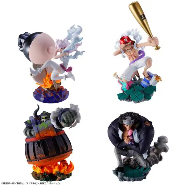 One Piece Petitrama Lobgox Re Birth Egghead 02 3.35-Inch Blind Box [4 Packs] (Pre-Order ships November)