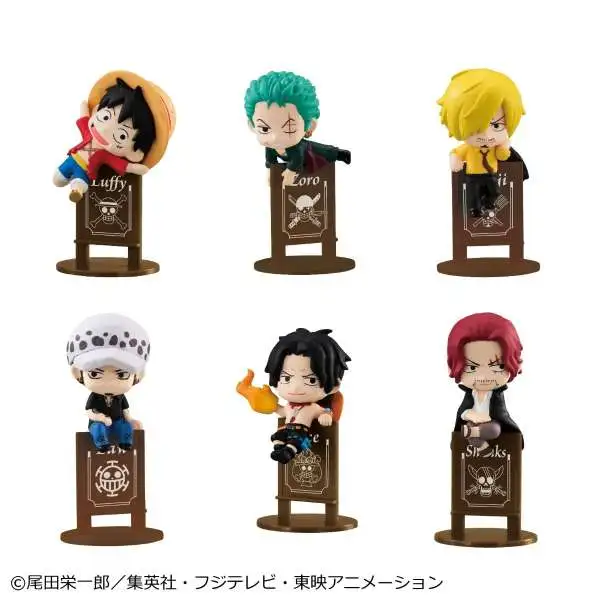 One Piece Ochatomo Pirates Party 2-Inch Box of 8 Mini Figures [Repeat] (Pre-Order ships January)