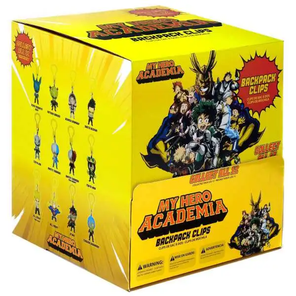 Backpack Clips My Hero Academia Mystery Box [24 Packs]