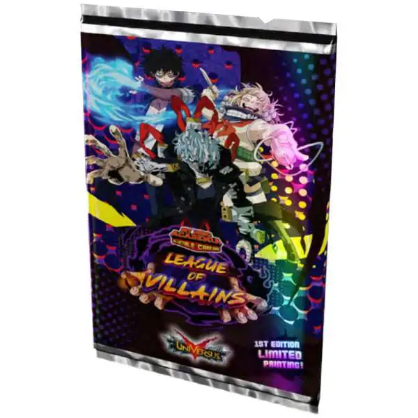 Universus CCG My Hero Academia Series 4 League of Villains Booster Pack [10 Cards]