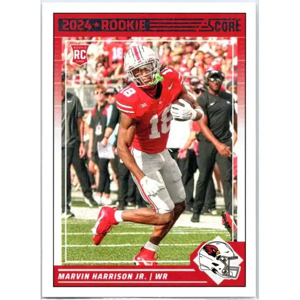 NFL Arizona Cardinals 2024 Score Football Marvin Harrison Jr. #305 [Rookie]