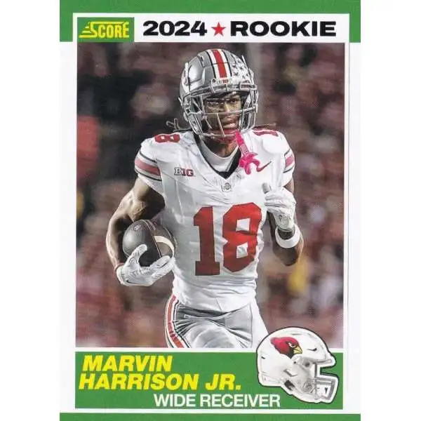 NFL Arizona Cardinals 2024 Score Football 35th Anniversary Marvin Harrison Jr. #4 [Rookie]