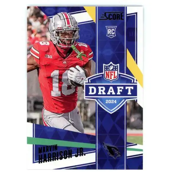 NFL Arizona Cardinals 2024 Score Football NFL Draft Marvin Harrison Jr. #9 [Rookie]