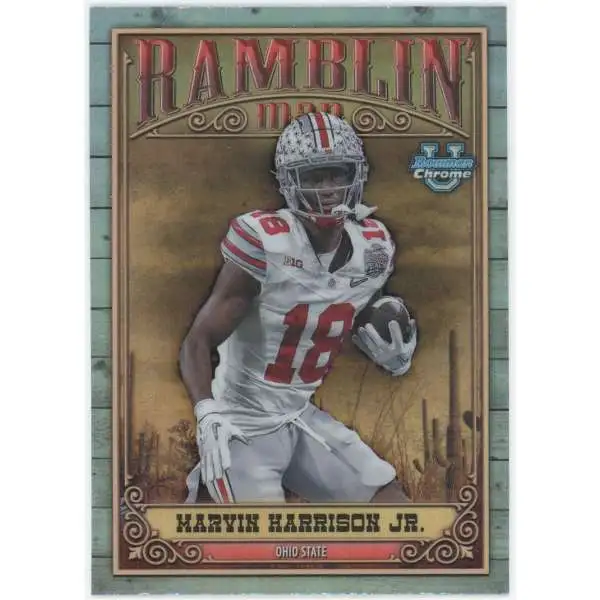 NFL 2023 Bowman Chrome U Ramblin Man Marvin Harrison Jr. RM-13 [Rookie]