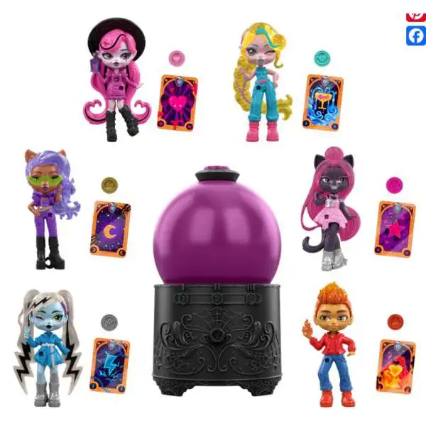 Monster High Potions Series 4 Crystal Ball 3-Inch Mystery Pack [1 RANDOM Mini Doll Figure & 3 Magic Charms]
