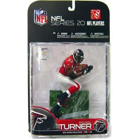 McFarlane Toys NFL Atlanta Falcons Sports Picks Football Series 20 Michael Turner Action Figure [Red Jersey Variant]