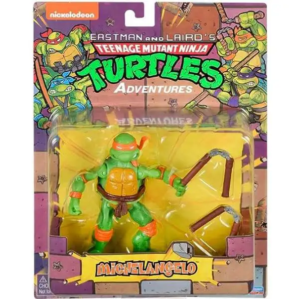 Teenage Mutant Ninja Turtles Adventures Classic Heroes Collection Series 2 Michelangelo Action Figure