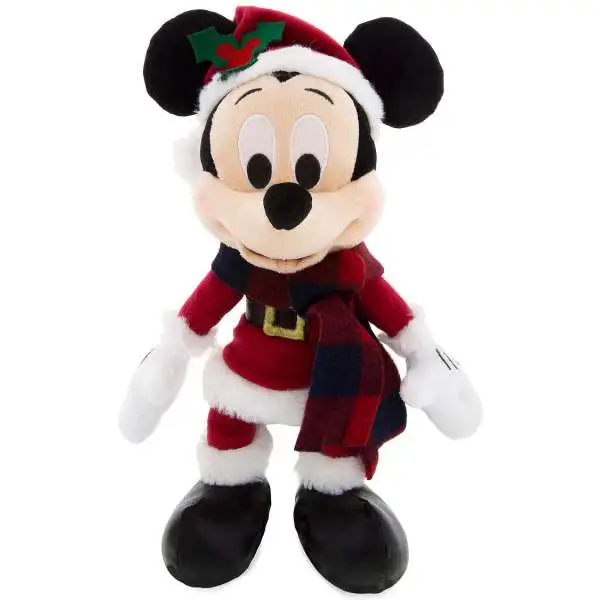 Disney 2017 Holiday Mickey Mouse Exclusive 9-Inch Plush [Santa Retro]