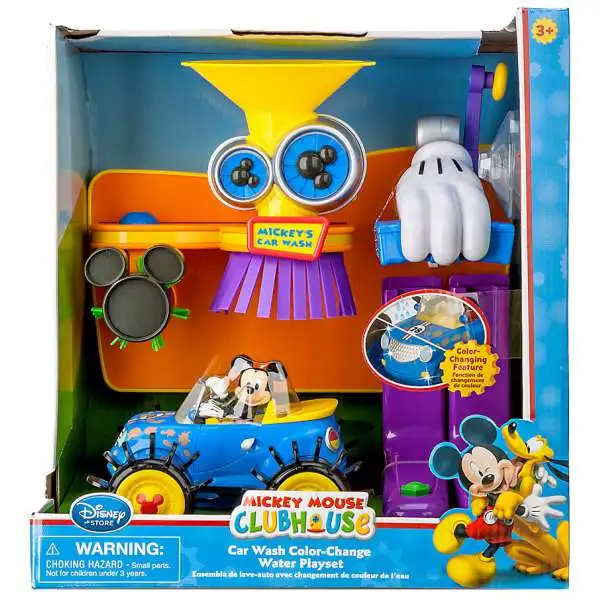 Disney Mickey Mouse Clubhouse Car Wash Color-Change Water Exclusive Playset [Damaged Package]