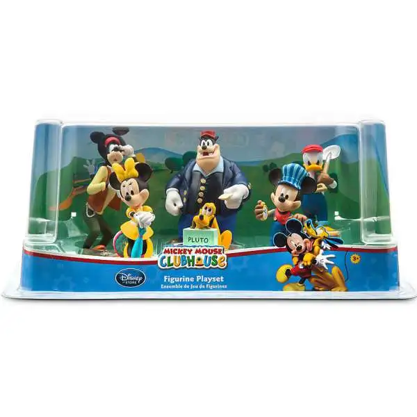 Disney Mickey Mouse Clubhouse Train Exclusive Figurine Playset