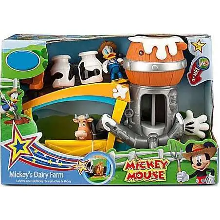 Disney Mickey Mouse Mickey's Dairy Farm Exclusive Playset