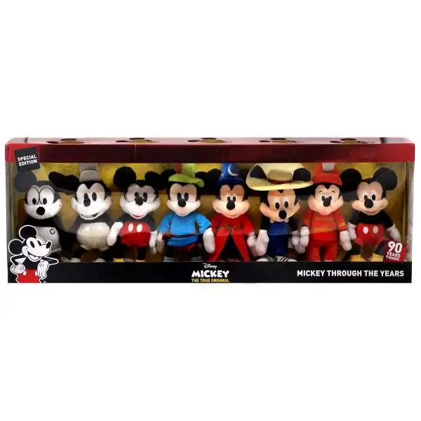 Disney Mickey the True Original Mickey Through the Years Exclusive 8-Inch Plush 8-Pack