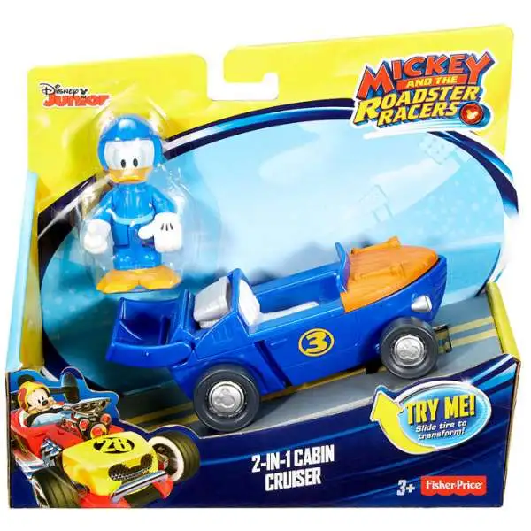 Fisher Price Disney Mickey Roadster Racers 2-in-1 Cabin Cruiser