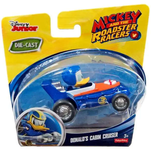 Fisher Price Disney Mickey & Roadster Racers Donald's Cabin Cruiser Diecast Vehicle [Damaged Package]