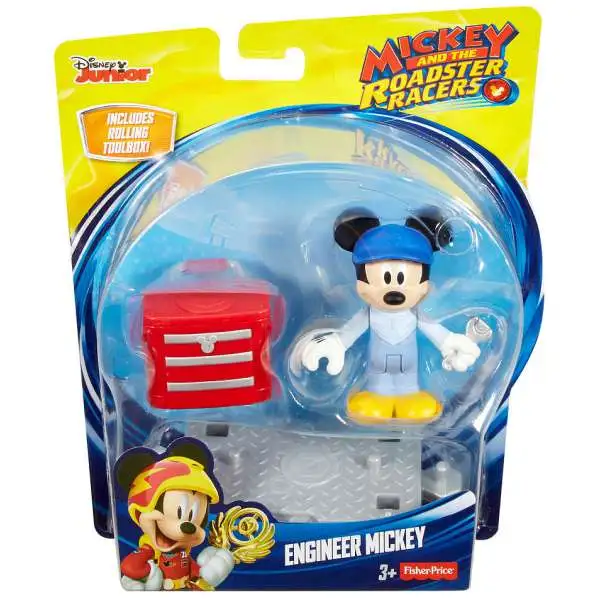 Fisher Price Disney Mickey & Roadster Racers Engineer Mickey Action Figure [Loose]