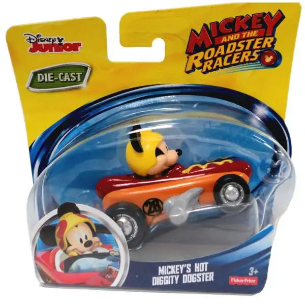 Fisher Price Disney Mickey & Roadster Racers Mickey's Hot Diggity Dogster Diecast Vehicle
