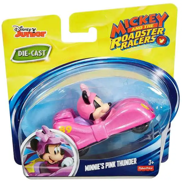 Fisher Price Disney Mickey & Roadster Racers Minnie's Pink Thunder Diecast Vehicle [Damaged Package]