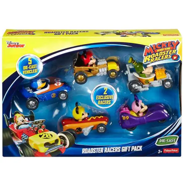 Fisher Price Disney Mickey & Roadster Racers Roadster Racers Gift Pack Diecast 5-Pack