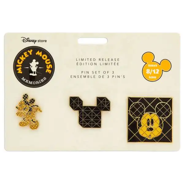 Disney Mickey Mouse Memories Mickey Mouse Exclusive Pin Set #8/12 [August]