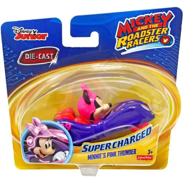 Fisher Price Disney Mickey & Roadster Racers Minnie's Pink Thunder Diecast Vehicle [2020]