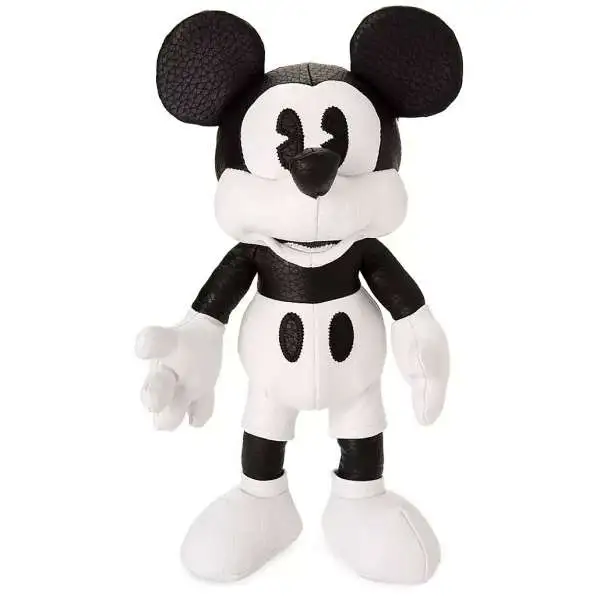 Disney Mickey the True Original Mickey Mouse Exclusive 10-Inch Plush [Simulated Leather, Black & White]