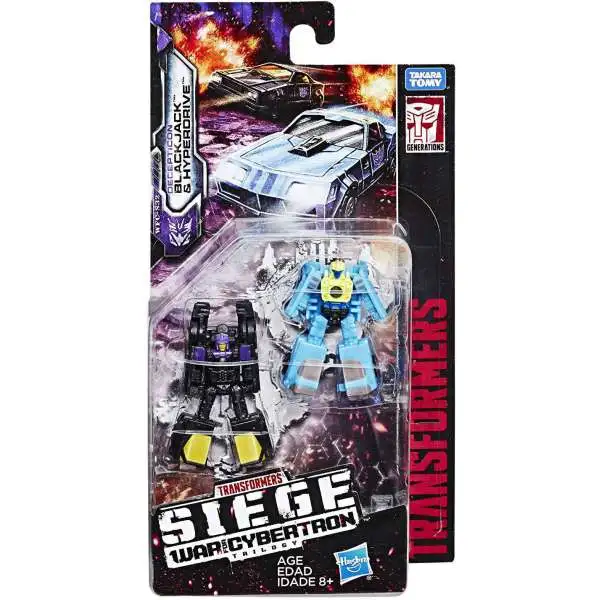 Transformers Generations Siege: War for Cybertron Blackjack & Hyperdrive Micromaster Action Figure 2-Pack WFC-S32