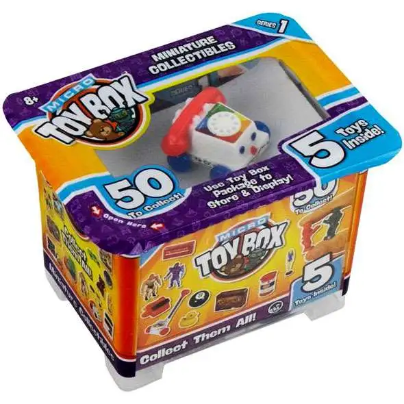 World's Smallest Micro Toy Box Series 1 Mystery Pack [5 RANDOM Figures]
