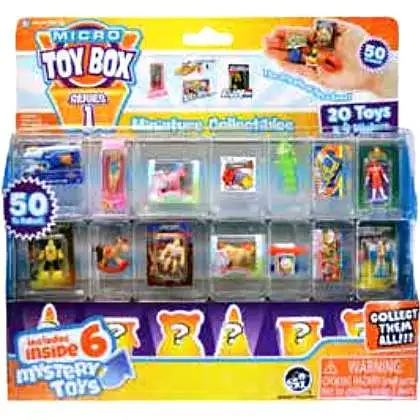 World's Smallest Micro Toy Box Series 1 Figure 20-Pack [20 RANDOM Figures]
