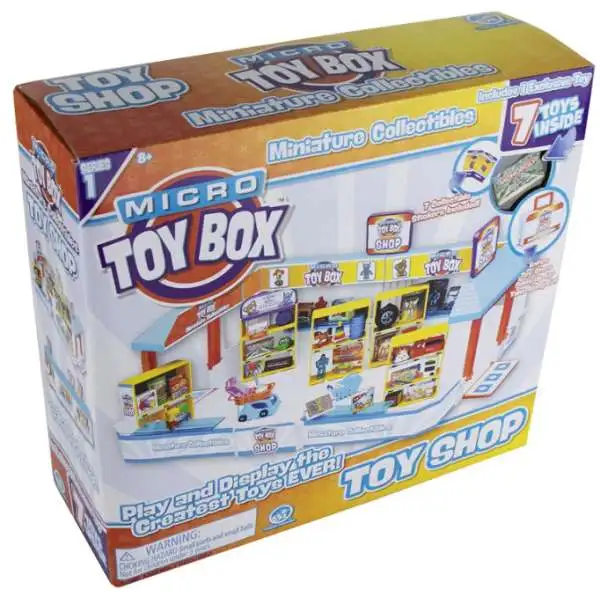 World's Smallest Micro Toy Box Toy Shop Playset [7 Toys Inside!]