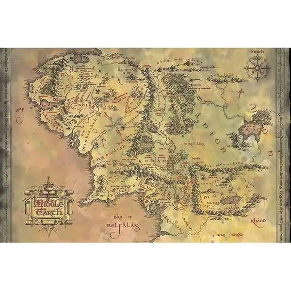 MtG The Hobbit Middle-Earth Play-Mat Standard (Pre-Order ships )