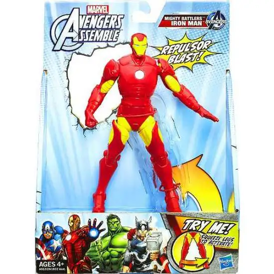 Marvel Avengers Assemble Mighty Battlers Iron Man Action Figure