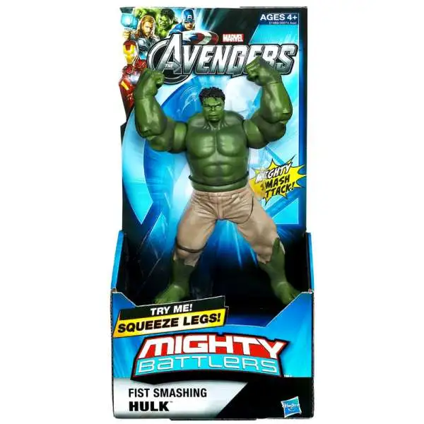 Marvel Avengers Mighty Battlers Fist Smashing Hulk Action Figure