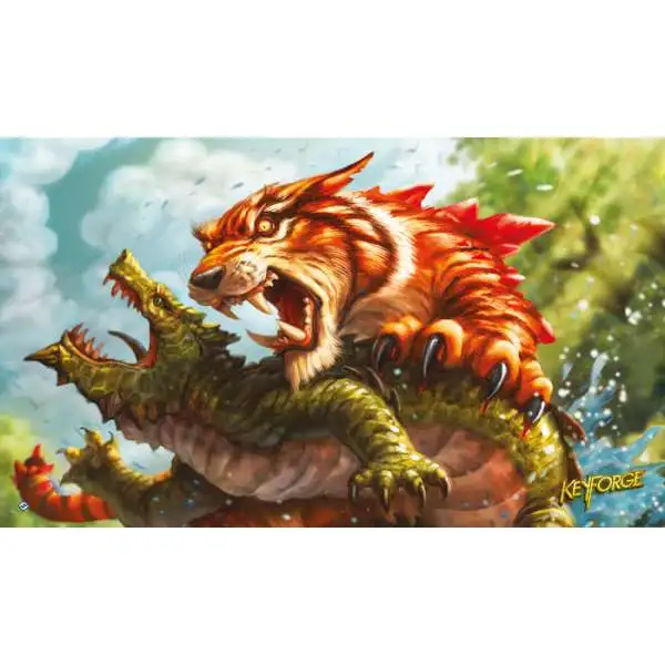 KeyForge Unique Deck Game Call of the Archons Mighty Tiger Playmat KFS08