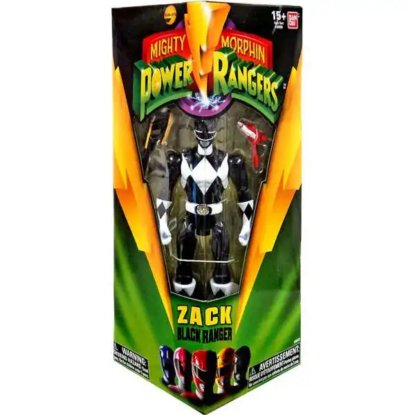 Mighty Morphin Power Rangers Zack Black Ranger Action Figure