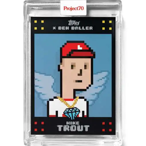 MLB Topps Project70 Baseball Mike Trout #930 [as CryptoPunk!, Ben Baller]