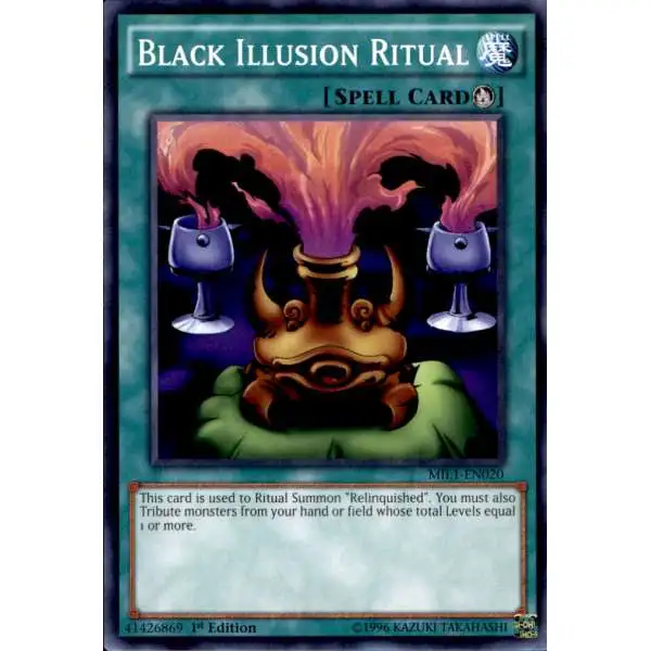 YuGiOh Millennium Pack Common Black Illusion Ritual MIL1-EN020