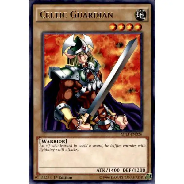 YuGiOh Millennium Pack Rare Celtic Guardian MIL1-EN026