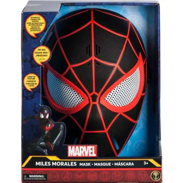 Disney Marvel Spider-Man Across the SpiderVerse Miles Morales Exclusive Light -Up Mask (Pre-Order ships June)