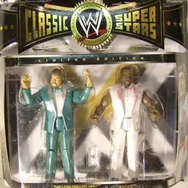 WWE Wrestling Classic Superstars Series 5 Million Dollar Man Ted DiBiase & Virgil Exclusive Action Figure 2-Pack