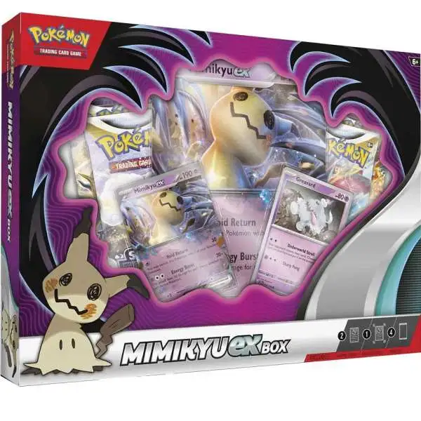 Pokemon Sword & Shield Mimikyu Ex Box [4 Booster Packs, 2 Foil Cards, Oversize Card & More]