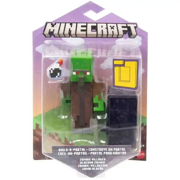 Minecraft Build-A-Portal Invisible Enderman 3.25 Action Figure Mattel ...