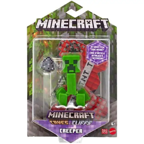 Boneco Creeper Minecraft 22cm - Mattel FVH22 no Shoptime